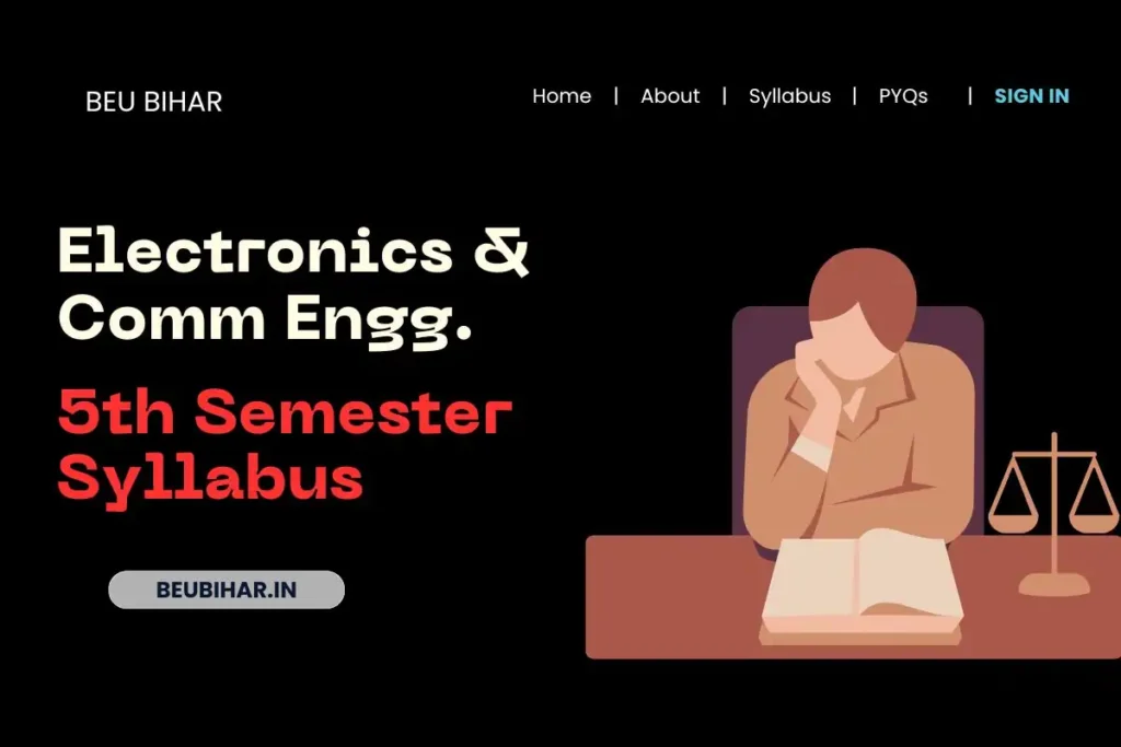 BEU ECE 5th Semester Syllabus