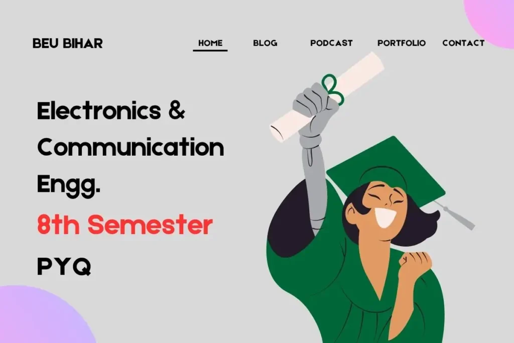 BEU ECE 8th Semester PYQ