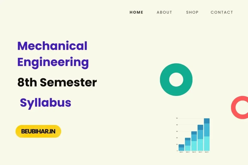 BEU ME 8th Semester Syllabus